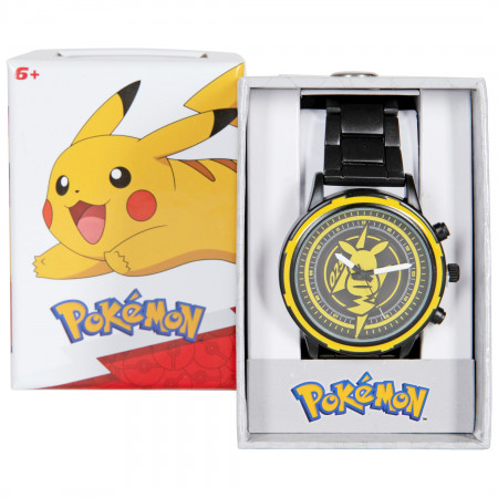 Nintendo Pokémon Electric Type Pikachu Watch with Metal Band